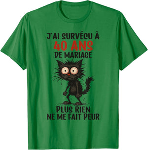 40 Ans Mariage - Anniversaire de Mariage 40 Ans T-Shirt - T-Shirt | Irish Green