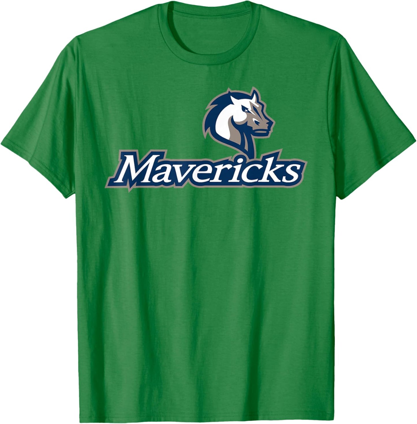 Mercy University Mavericks Mavs Logo T-Shirt - T-Shirt | Irish Green
