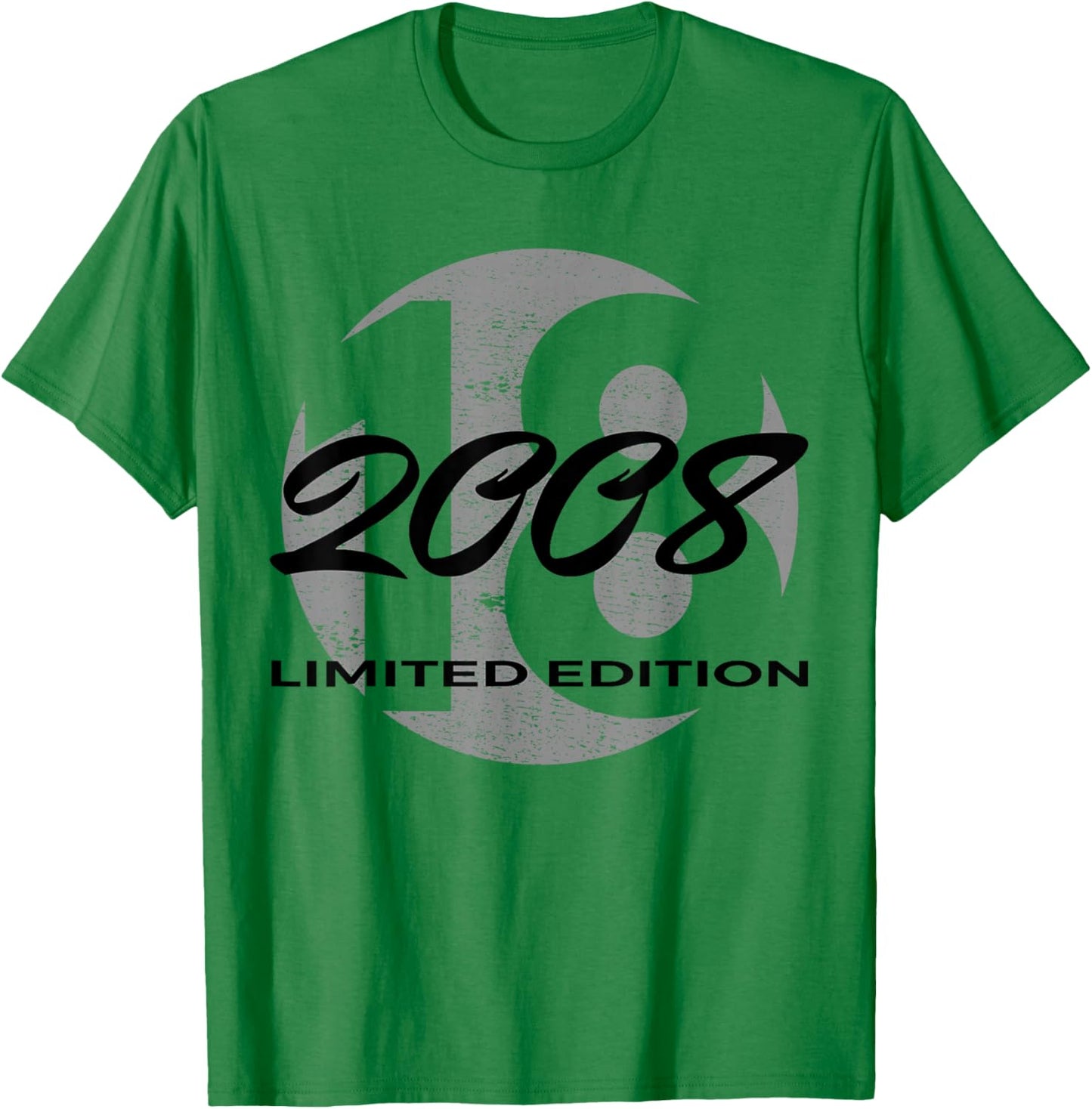 18th Birthday Girl Boy 18 Years 2008 Funny Gift T-Shirt - T-Shirt | Irish Green