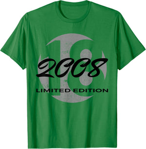 18th Birthday Girl Boy 18 Years 2008 Funny Gift T-Shirt - T-Shirt | Irish Green
