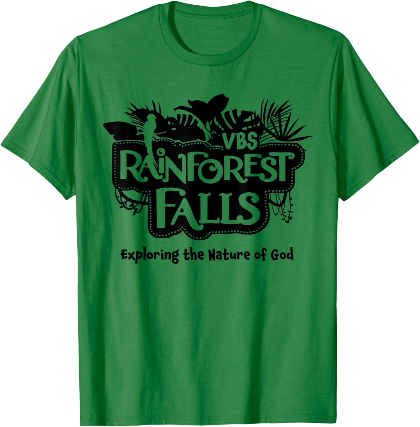 Rainforest Falls VBS 2026 Exploring The Nature of God Gift T-Shirt - T-Shirt | Irish Green