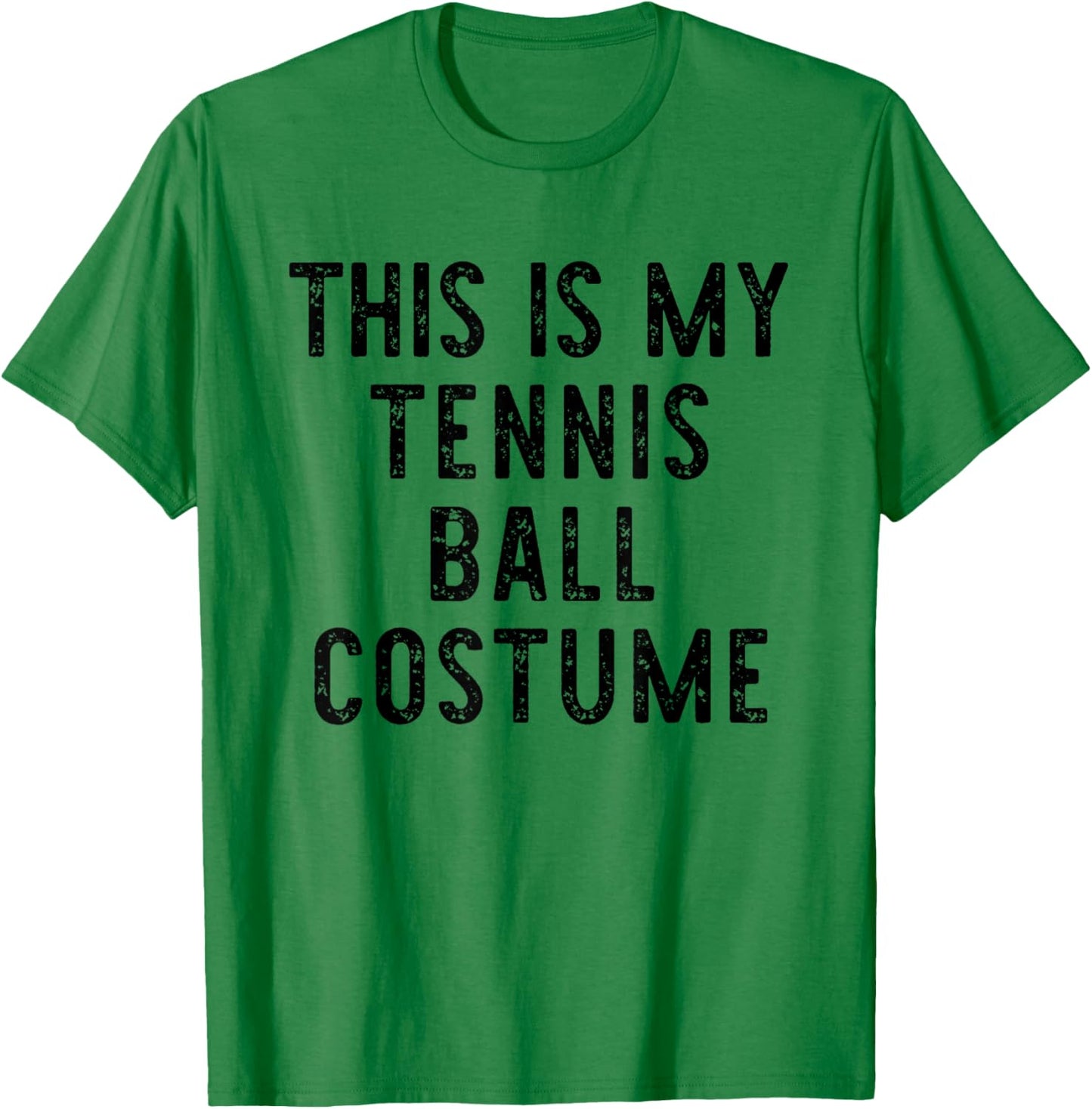 This is My Tennis Ball Costume Halloween Easy Kids Adult T-Shirt - T-Shirt | Irish Green