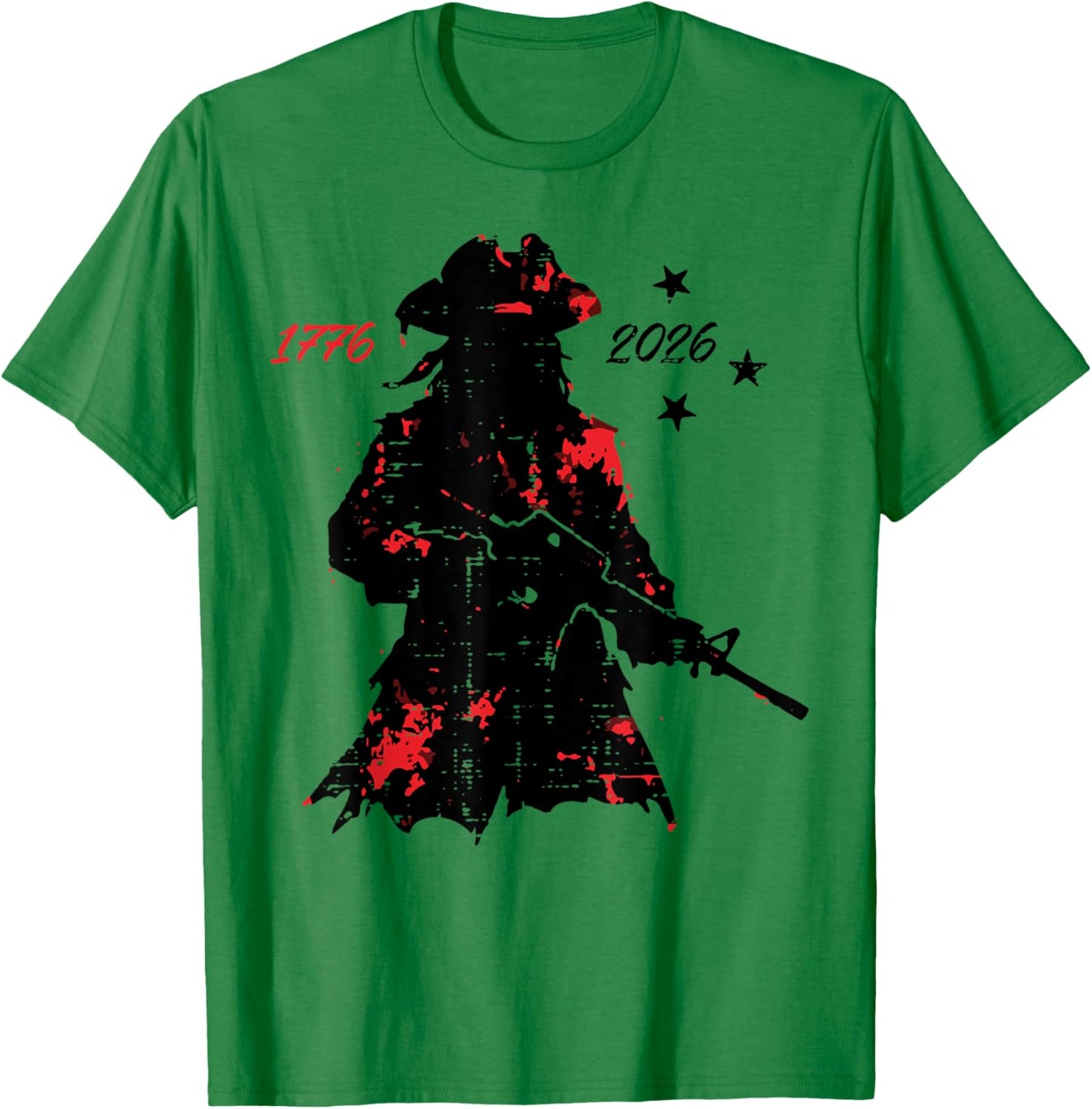 250 Years 1776 2026 250th Anniversary 4th of July Men T-Shirt - T-Shirt | Irish Green