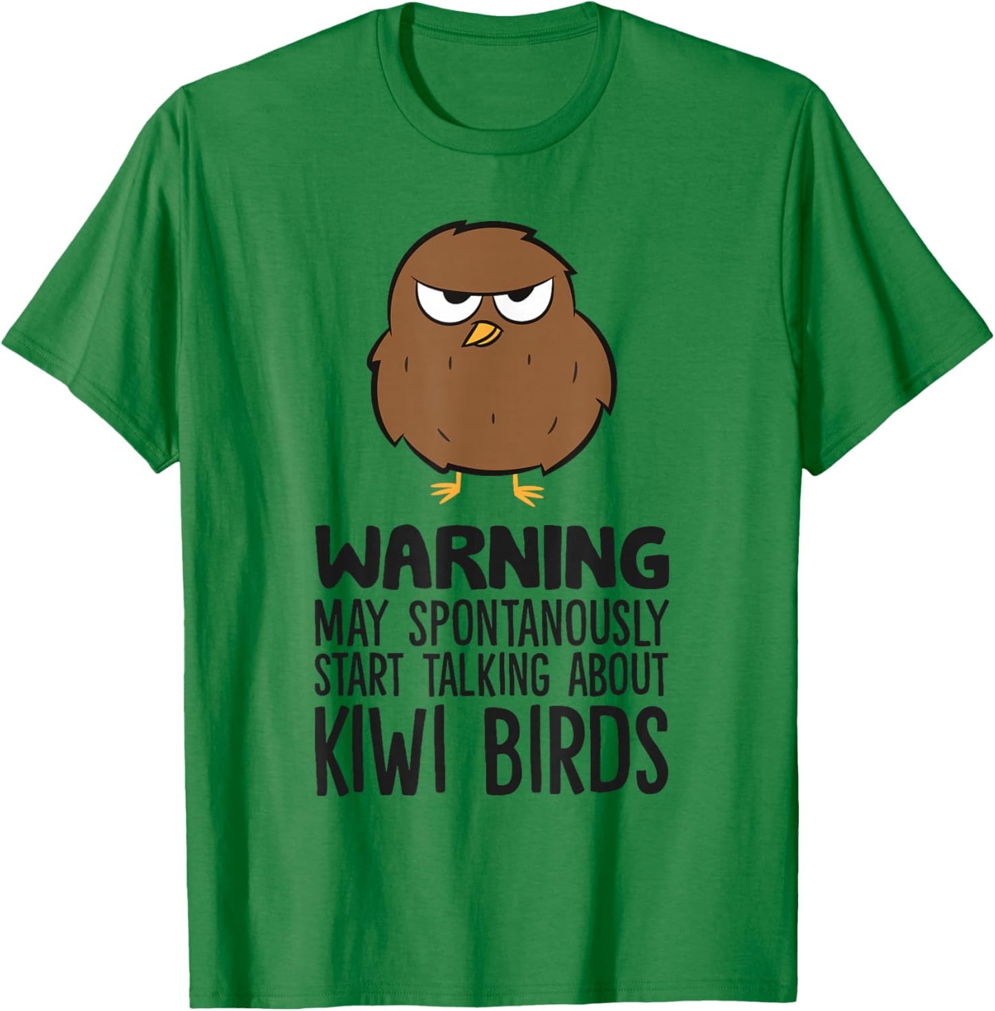 Warning May Spontaneously Start Talking About Kiwi Birds T-Shirt - T-Shirt | Irish Green