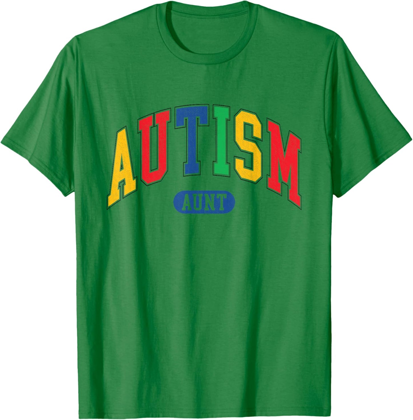 Autism Aunt Autism Awareness Family Matching T-Shirt - T-Shirt | Irish Green