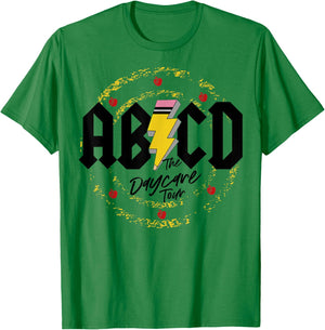 Daycare Tour Rock Tour Daycare Provider's Life Appreciation T-Shirt - T-Shirt | Irish Green