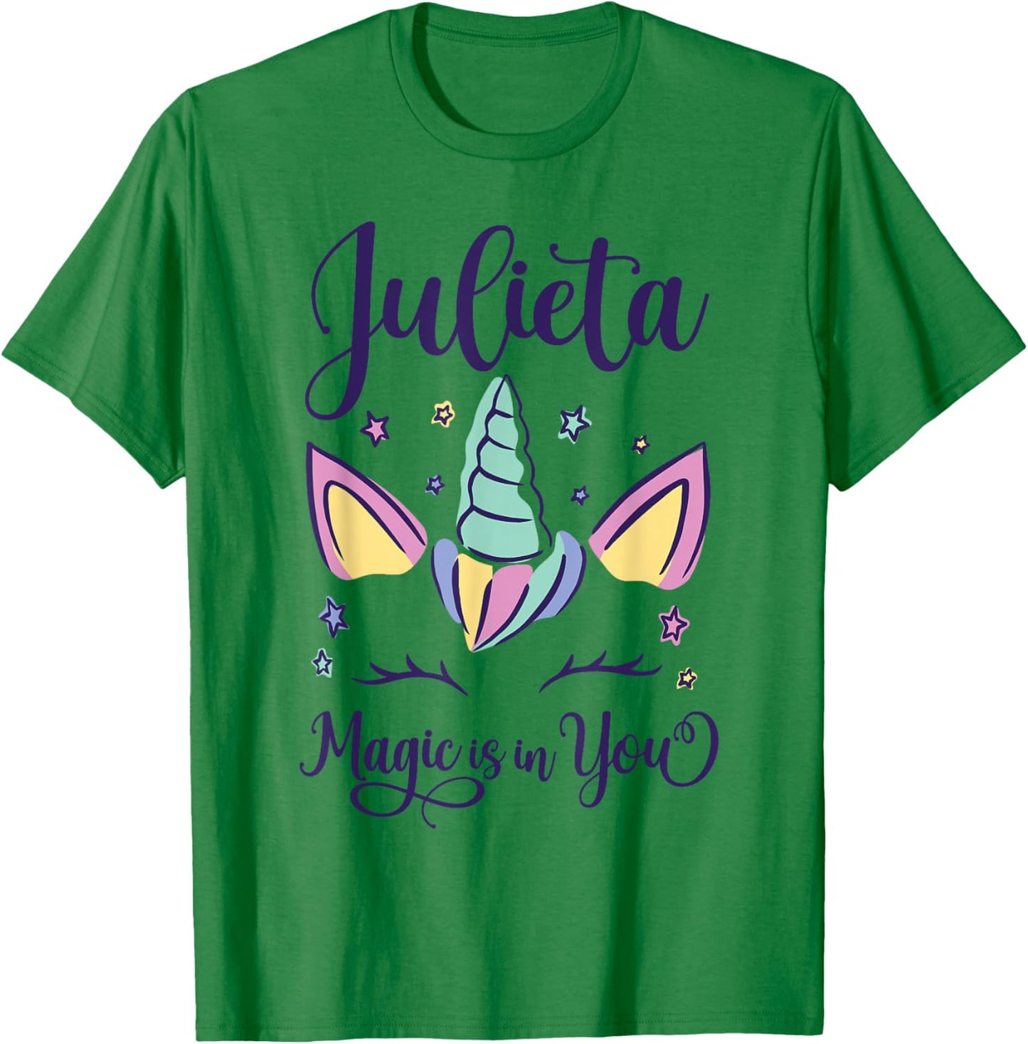 First Name Julieta Personalized I Love Julieta T-Shirt - T-Shirt | Irish Green