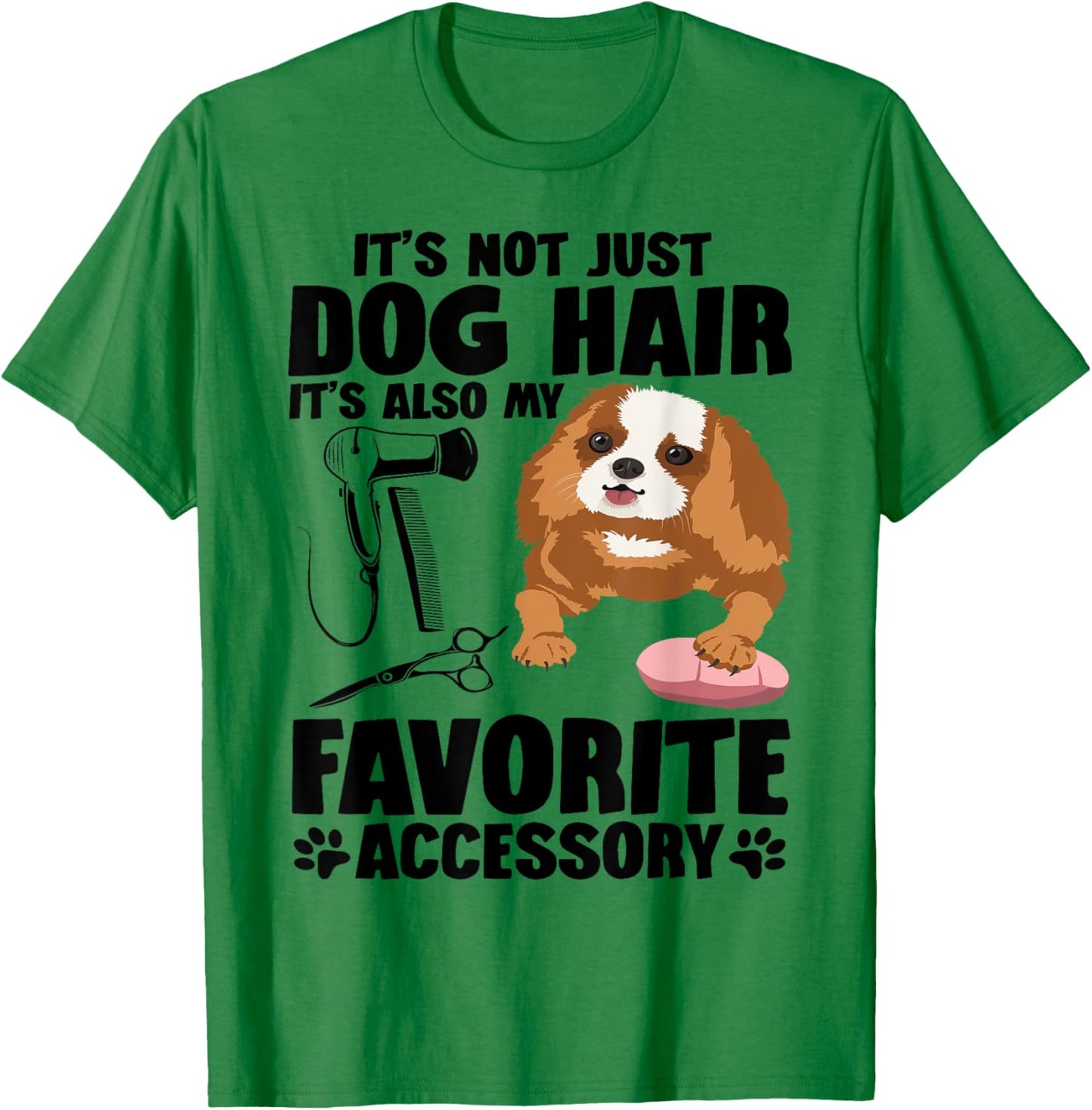 Dog Grooming Smocks Groomer Salon Dog Hairdresser T-Shirt - T-Shirt | Irish Green