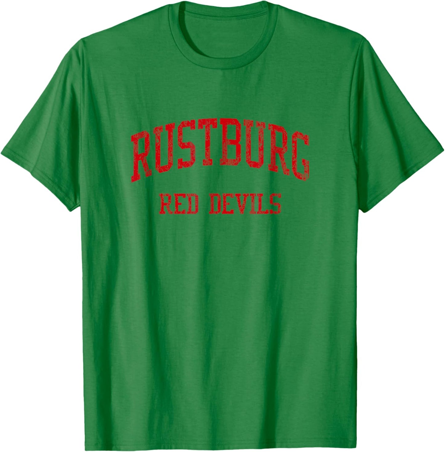 Rustburg High School HS Rustburg VA Vintage Sports T-Shirt - T-Shirt | Irish Green