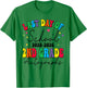 Last Day of School Autographs 2nd Grade Graduation 2025-2026 T-Shirt - T-Shirt | Irish Green
