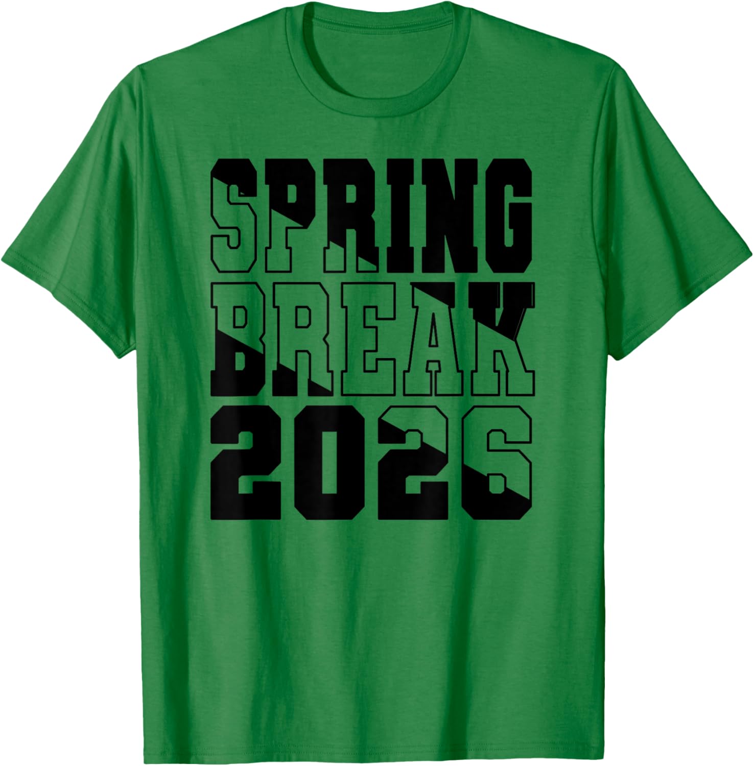 Spring Break 2026 Memorabilia T-Shirt - T-Shirt | Irish Green