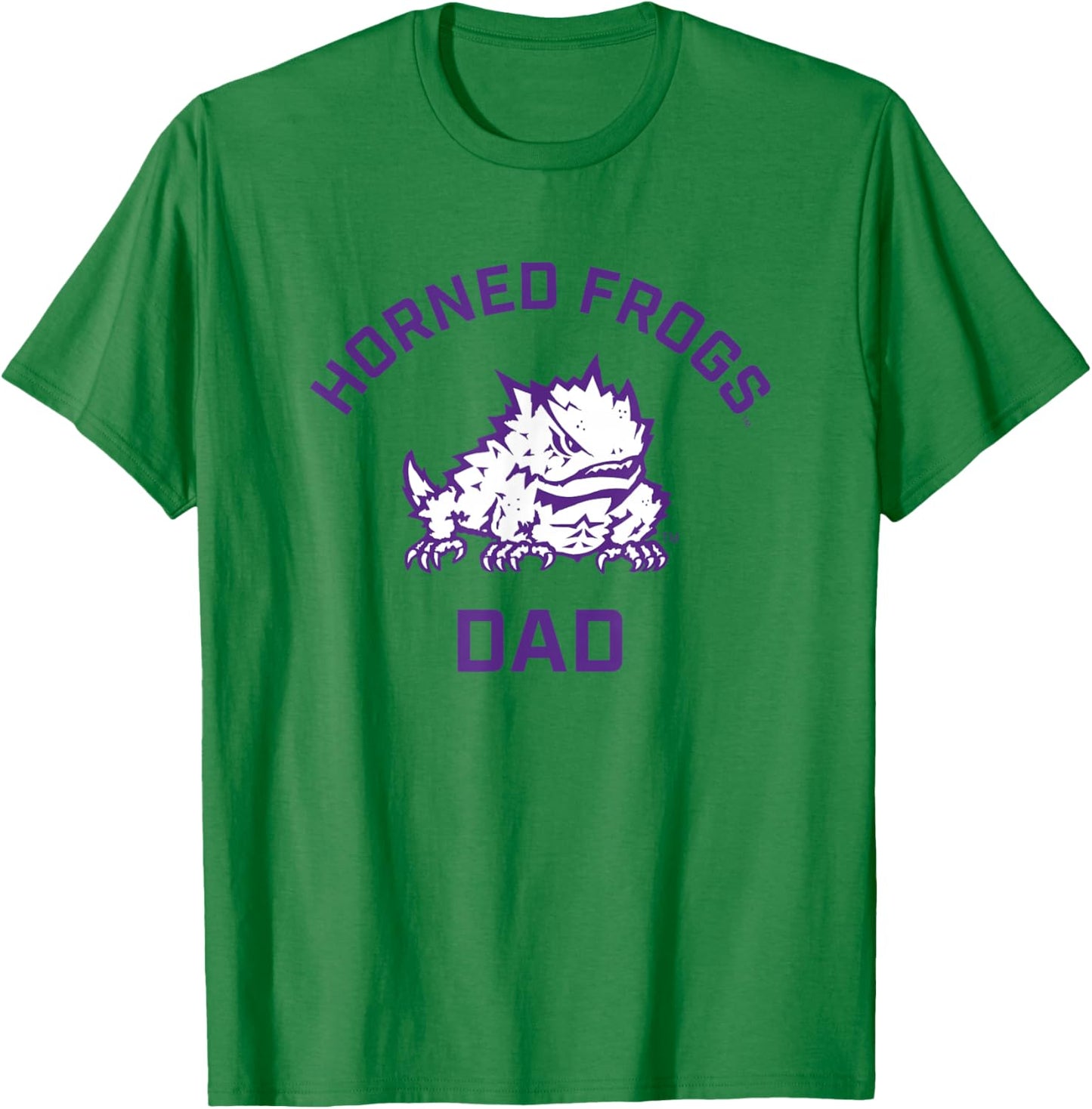 TCU Horned Frogs Arched Dad T-Shirt - T-Shirt | Irish Green