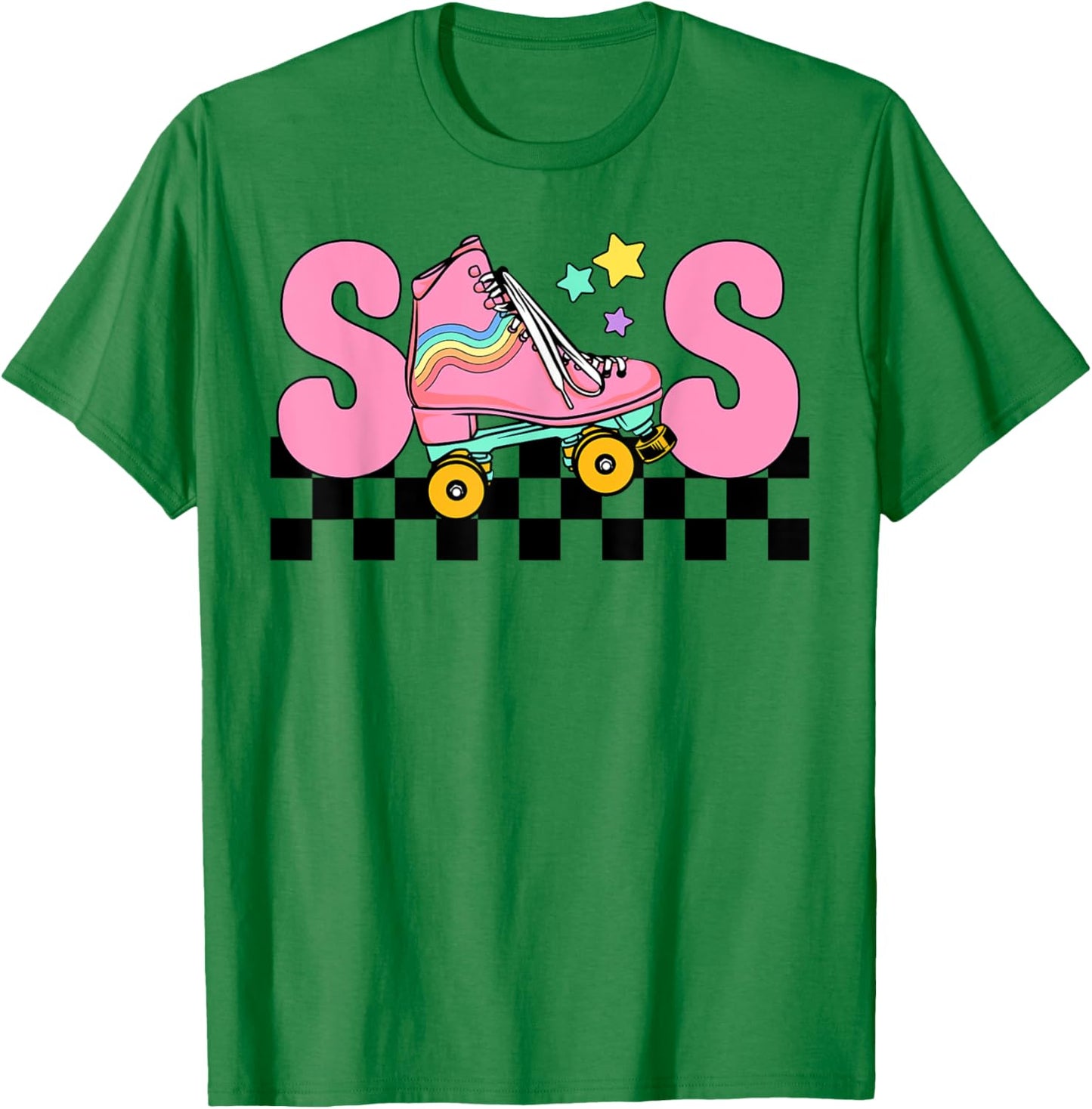 Sister Rolling Into Birthday Roller Skating Family Matching T-Shirt - T-Shirt | Irish Green