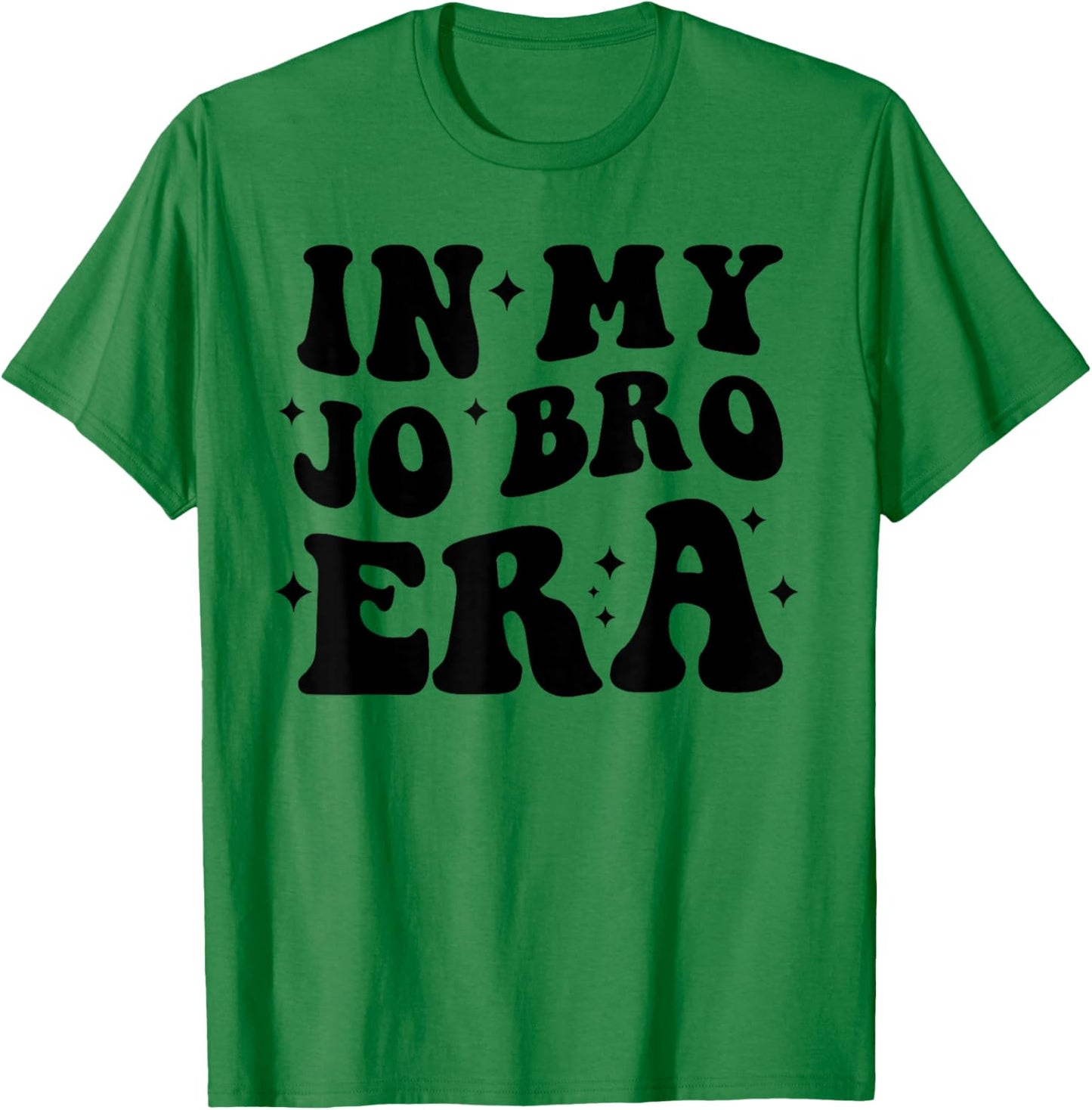 Groovy Retro In My Jo Bro Era Funny T-Shirt - T-Shirt | Irish Green