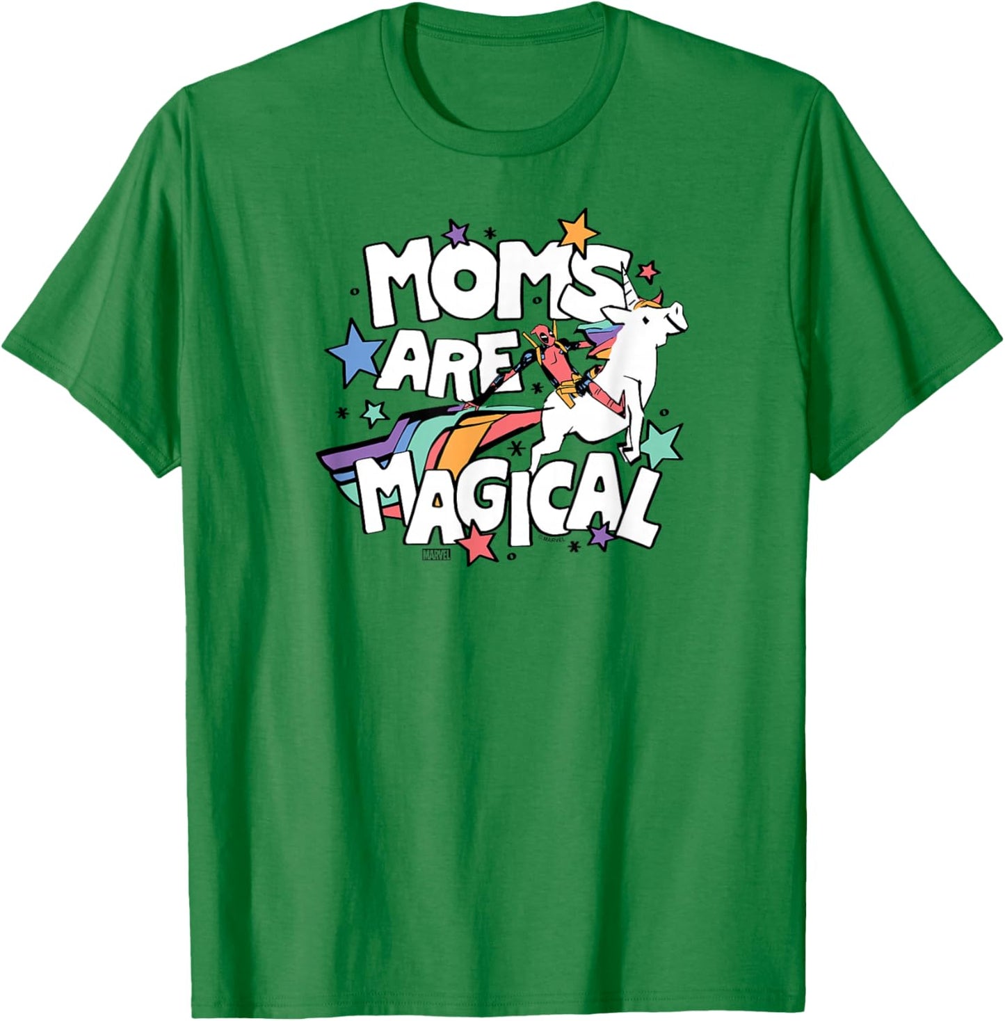 Deadpool - Moms Are Magical Mother's Day T-Shirt - T-Shirt | Irish Green