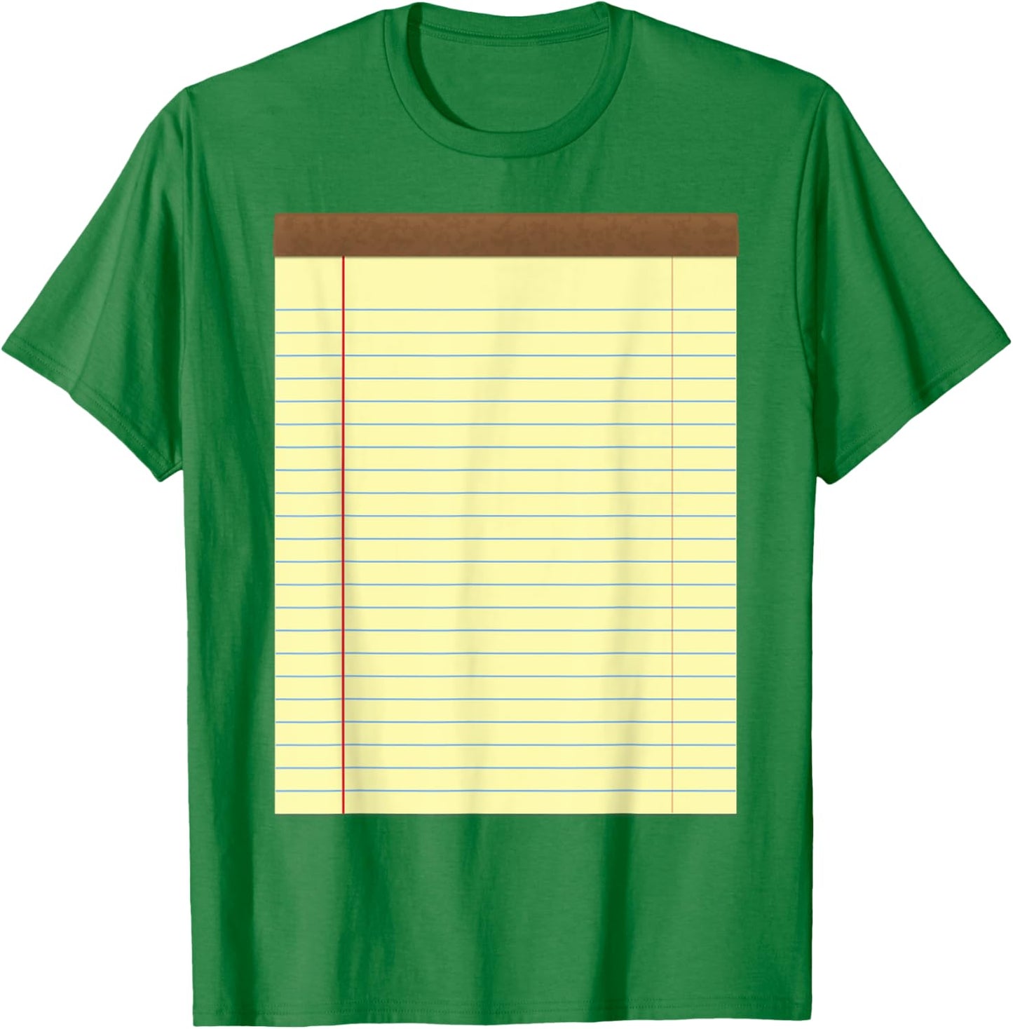 Yellow Pad Lined Notebook Couple Group Halloween Costume T-Shirt - T-Shirt | Irish Green