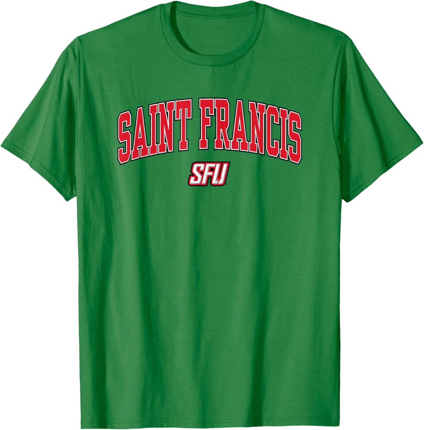 Saint Francis Red Flash Arch Over Officially Licensed T-Shirt - T-Shirt | Irish Green