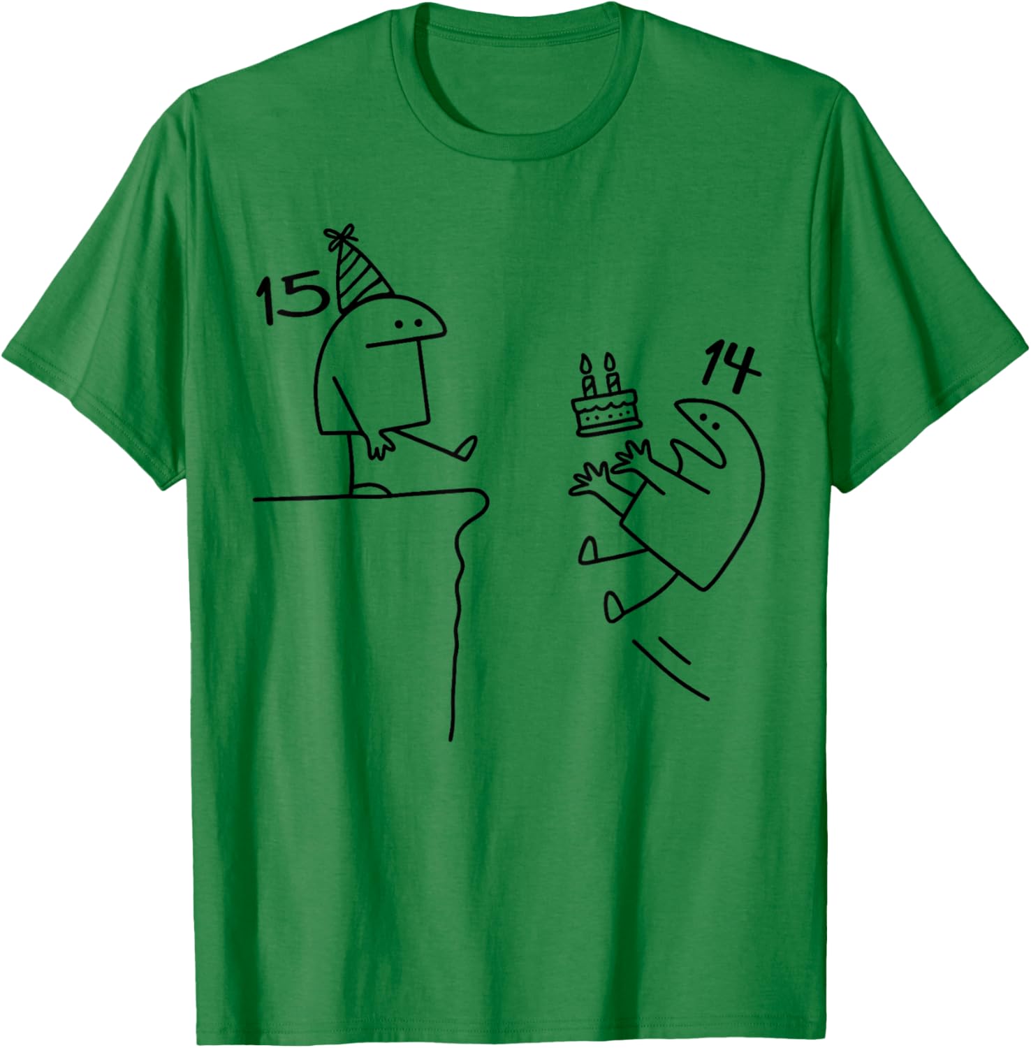 15th Birthday Party Funny 15 Years Old Birthday Teens T-Shirt - T-Shirt | Irish Green