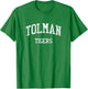 Tolman High School HS Pawtucket RI Vintage Sports T-Shirt - T-Shirt | Irish Green