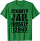 County Jail Prisoner Shirt , Women, Kids T-Shirt - T-Shirt | Irish Green