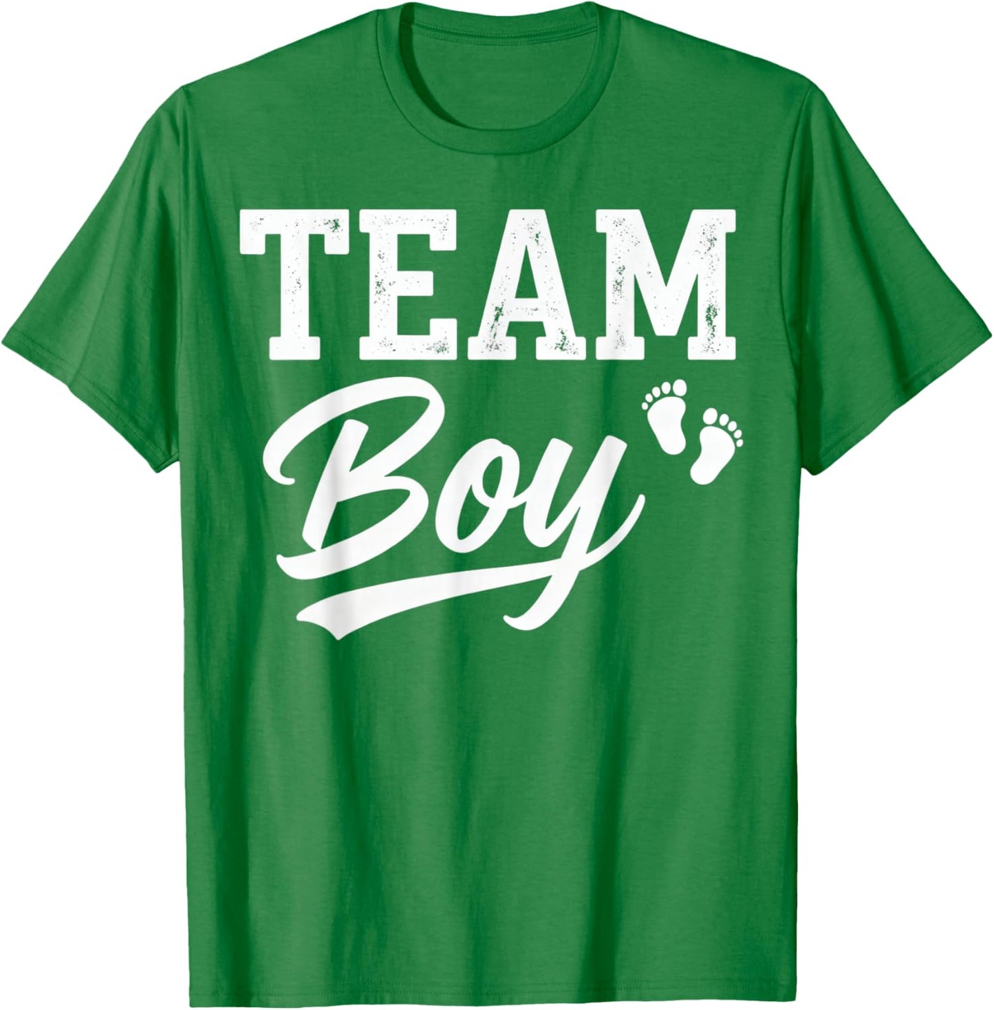 Gender Reveal Team Boy Blue T-Shirt - T-Shirt | Irish Green