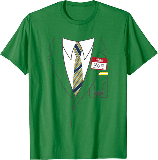 Beetlejuice Beetlejuice Halloween My Name Is Bob Costume T-Shirt - T-Shirt | Irish Green