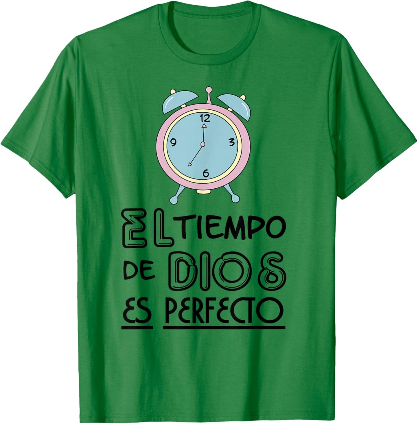 El tiempo de Dios es perfecto T-Shirt - T-Shirt | Irish Green