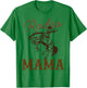 Mama Birthday Cowboy Cowgirl Western Rodeo Mom Bday Party T-Shirt - T-Shirt | Irish Green