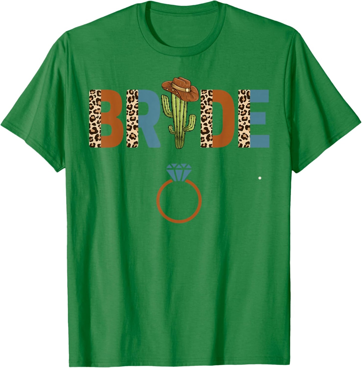 Bride Bridesmaid Western Country Bachelorette Party T-Shirt - T-Shirt | Irish Green