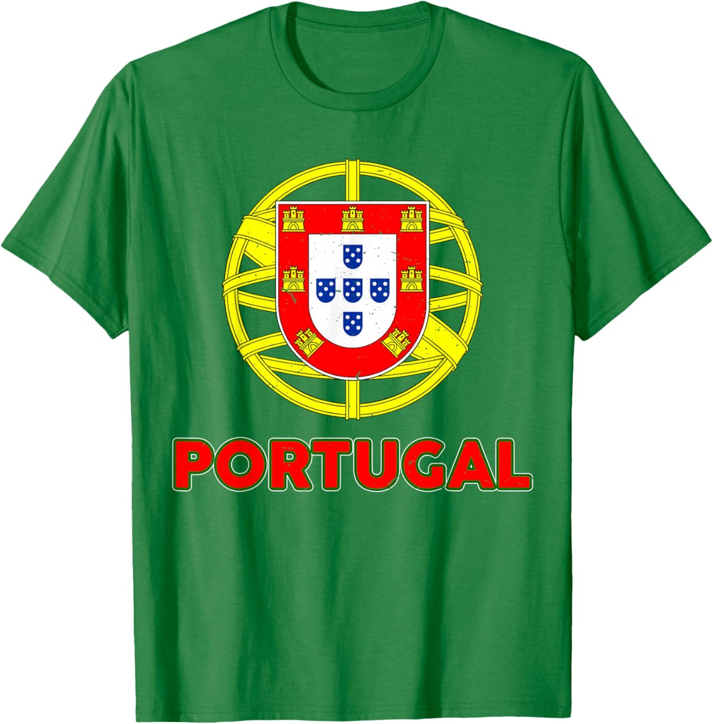 Toddler Portugal Portuguese Flag Youth Baby Kids Boys T-Shirt - T-Shirt | Irish Green