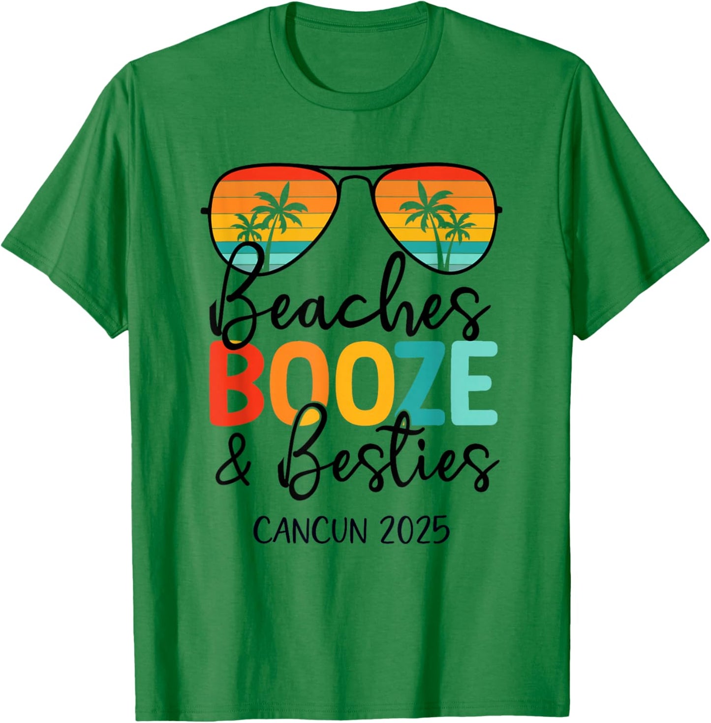Girls Trip 2025 Cancun Mexico Weekend Summer Vacation T-Shirt - T-Shirt | Irish Green