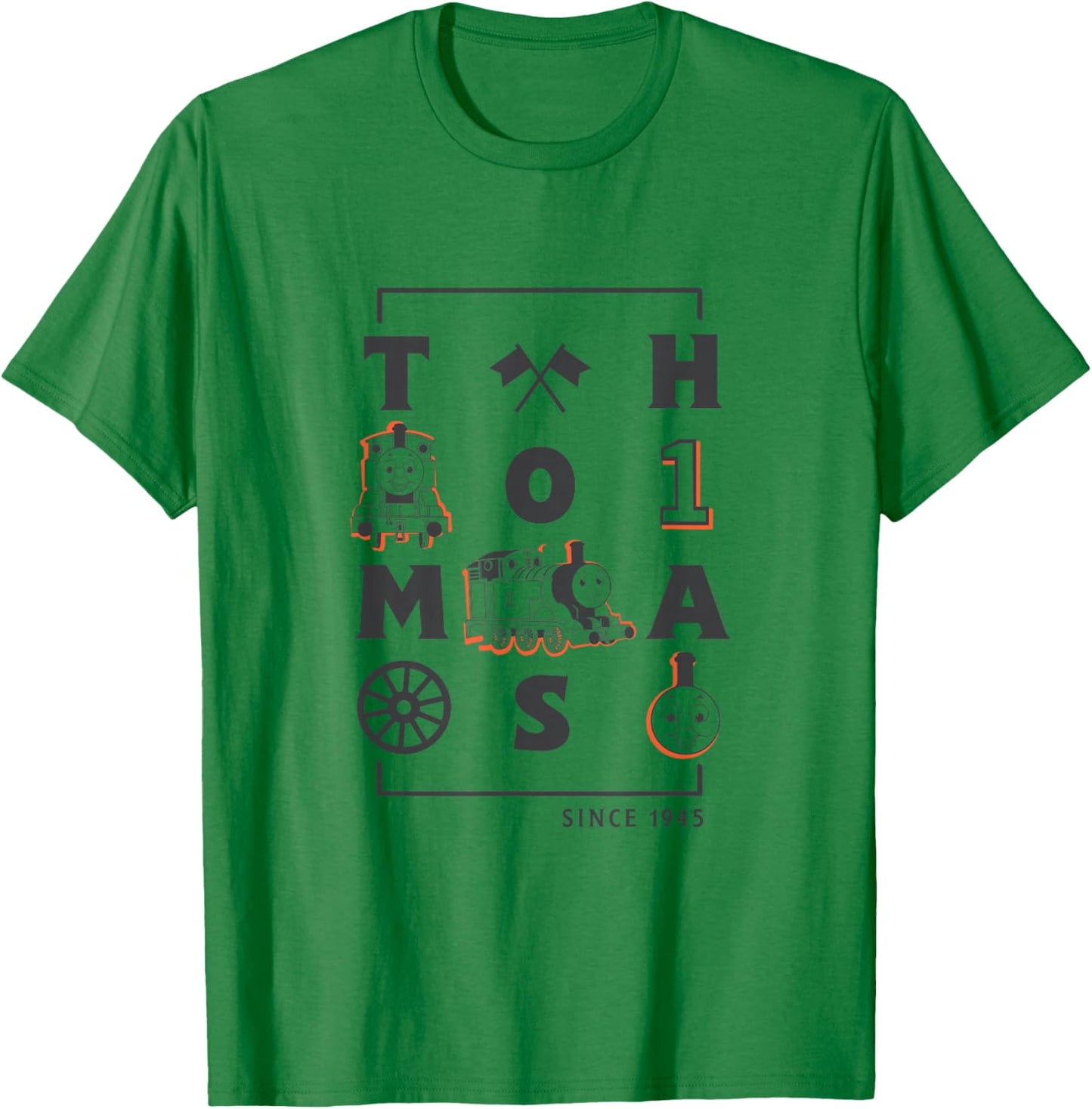 Thomas & Friends - Letters and Icons T-Shirt - T-Shirt | Irish Green