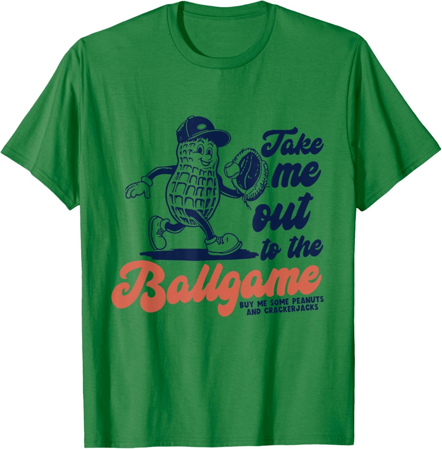 Take Me Out To The Ball Game Funny Baseball T-Shirt - T-Shirt | Irish Green