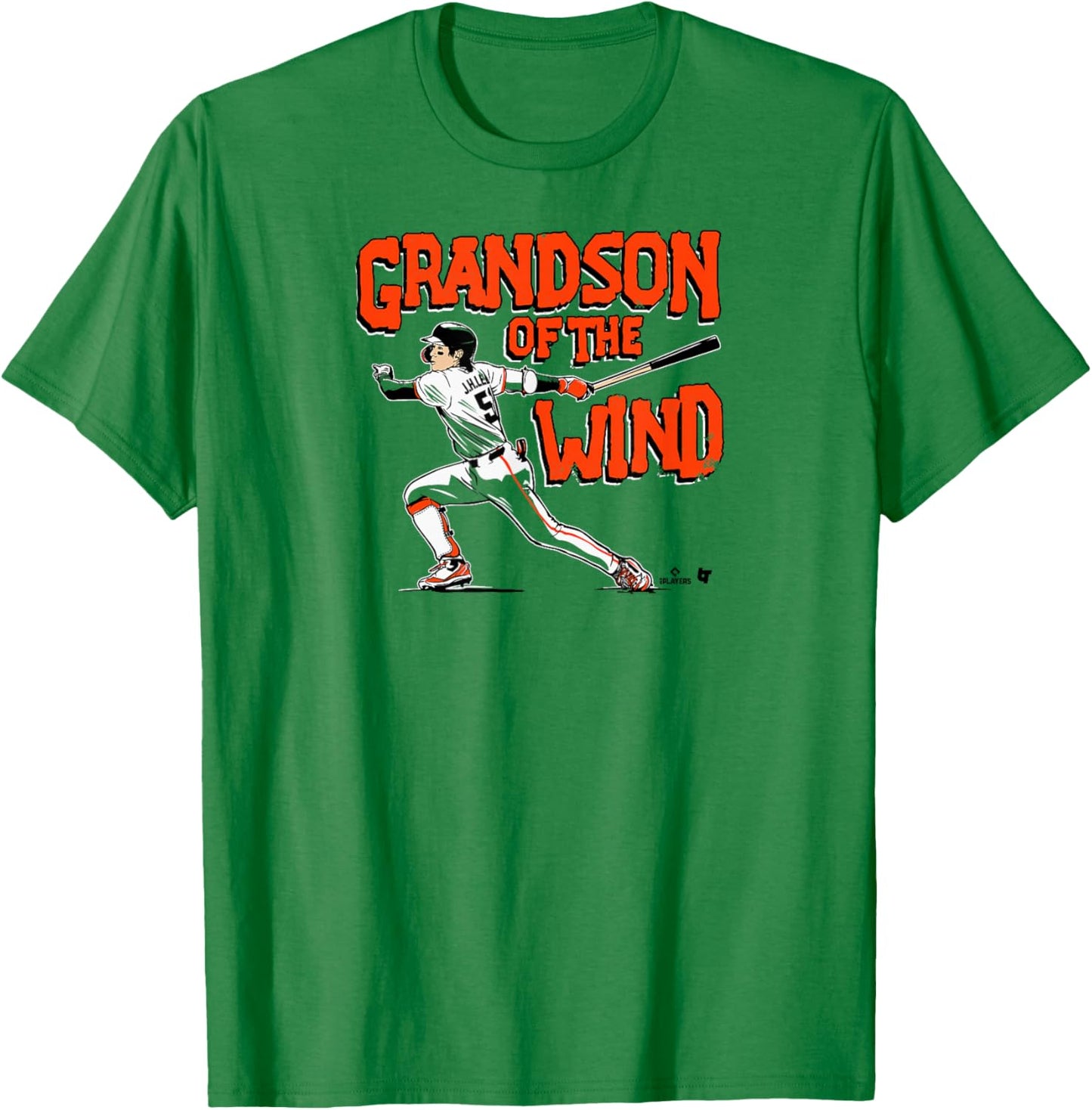 Jung-Hoo Lee - Grandson of The Wind - San Francisco Baseball T-Shirt - T-Shirt | Irish Green