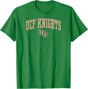 Central Florida Golden Knights Arch Over Gray T-Shirt - T-Shirt | Irish Green