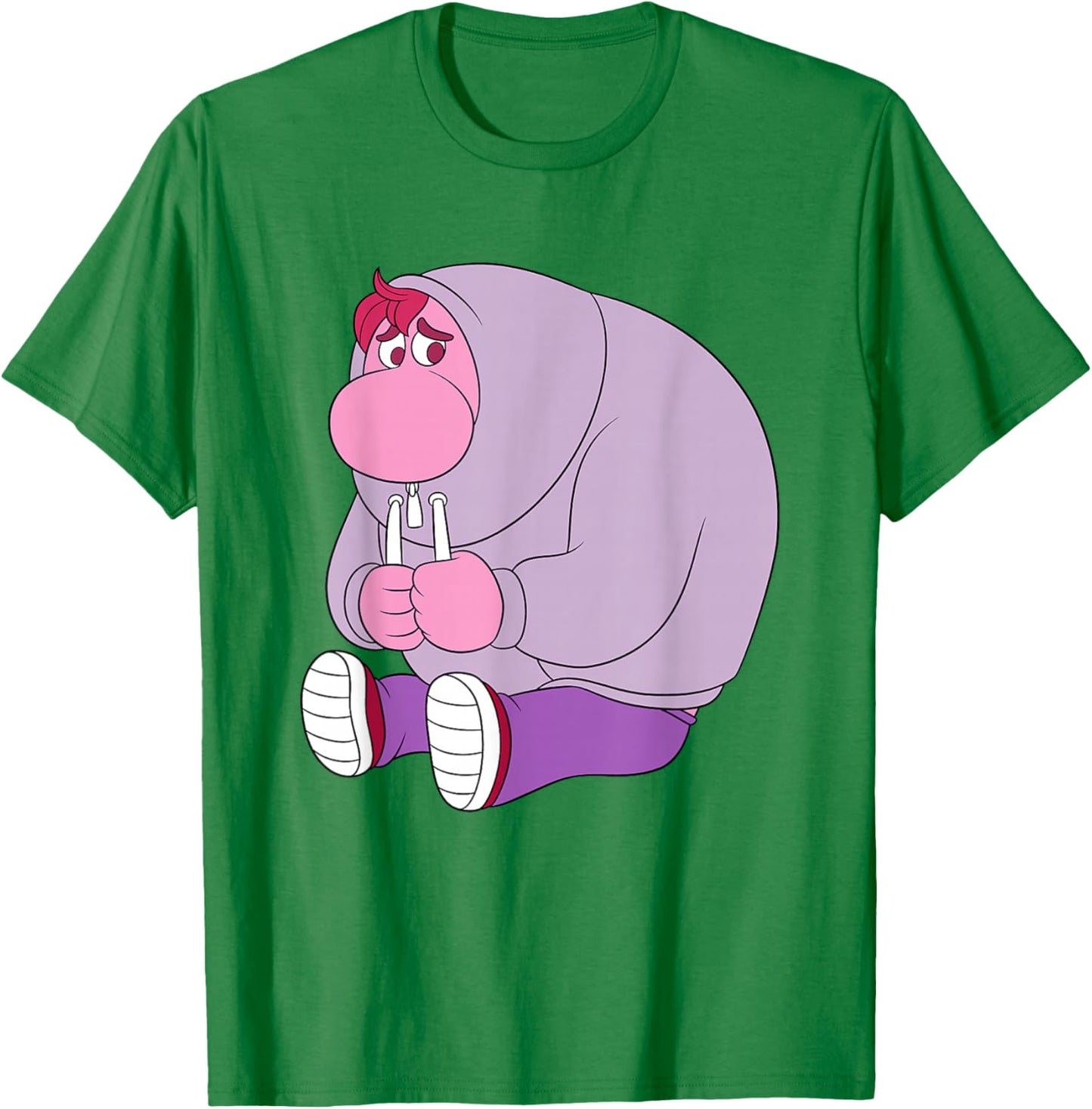 Disney Pixar Inside Out 2 Cute Embarrassment Chest Portrait T-Shirt - T-Shirt | Irish Green