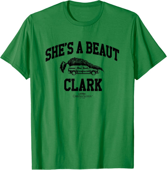 National Lampoon's Christmas Vacation It's a Beaut Clark T-Shirt - T-Shirt | Irish Green