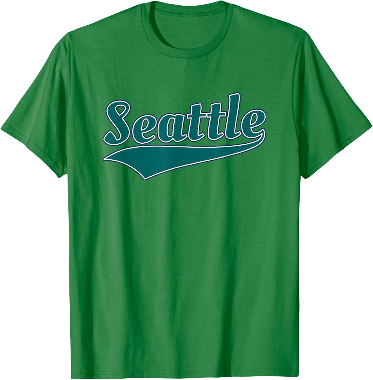 Seattle - Throwback Design - Classic T-Shirt - T-Shirt | Irish Green