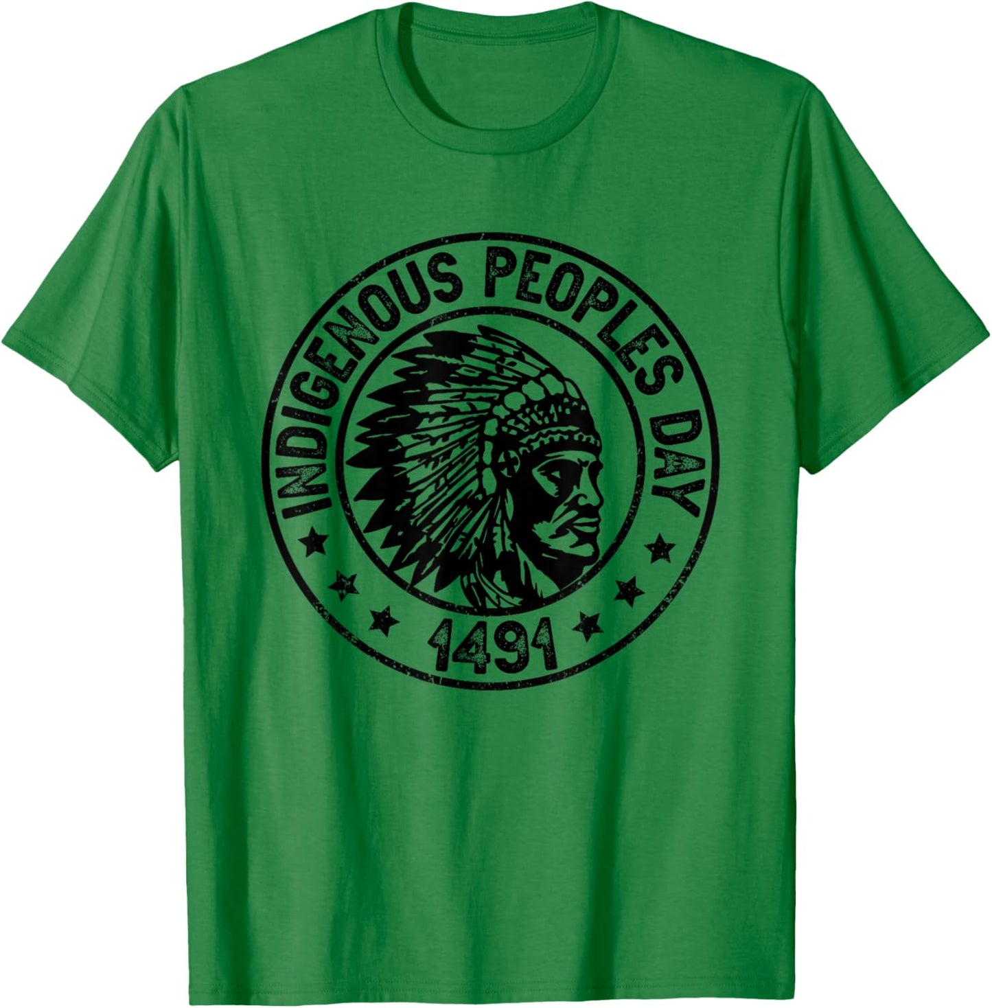 Indigenous Peoples Day Native American Heritage Indian Pride T-Shirt - T-Shirt | Irish Green