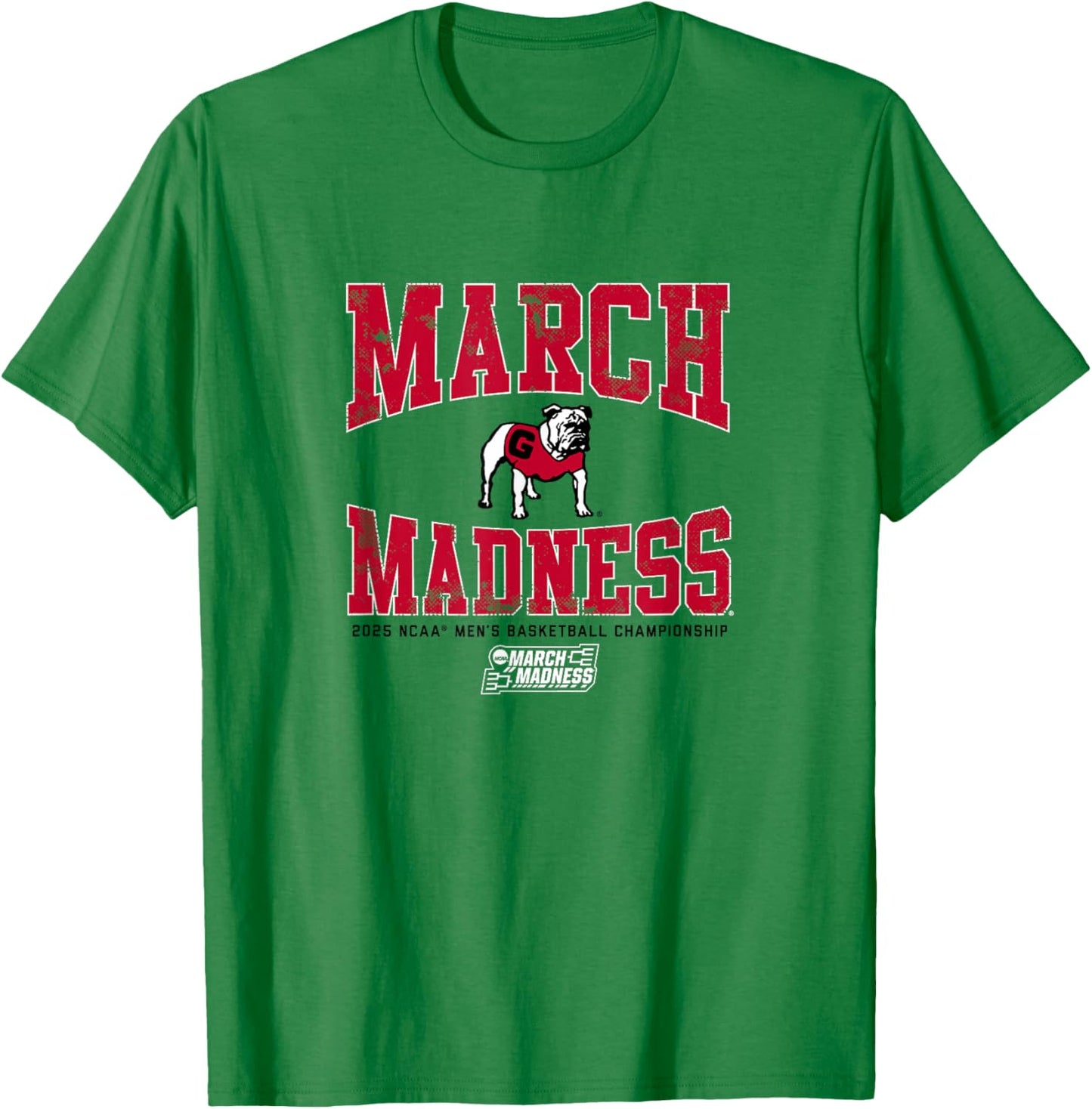 Georgia Bulldogs Basketball - March Madness 2025 - NCAA T-Shirt - T-Shirt | Irish Green
