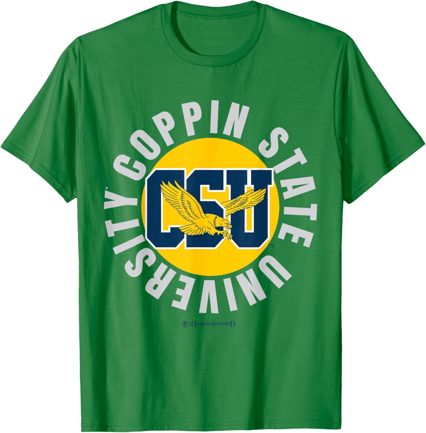 The Yard Essentials - Coppin State University - Circle HBCU T-Shirt - T-Shirt | Irish Green