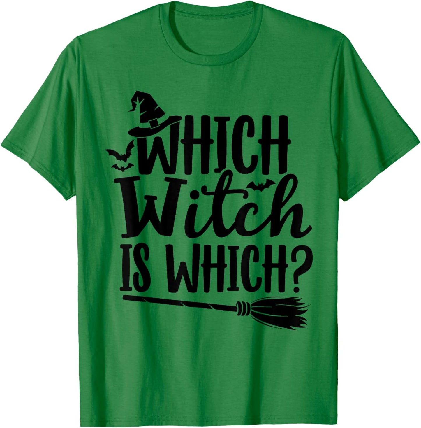 Which Witch is Which Halloween English Teacher T-Shirt - T-Shirt | Irish Green