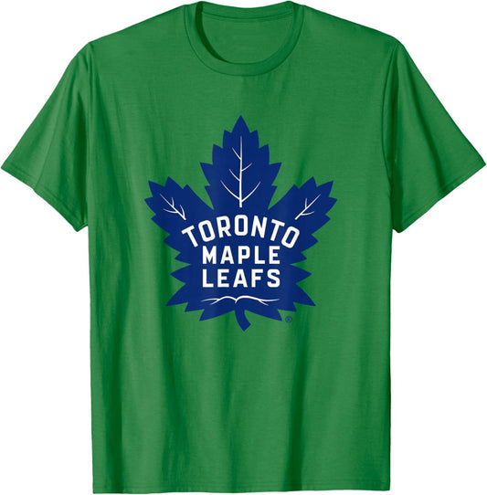 Toronto Maple Leafs Icon Gray Officially Licensed T-Shirt - T-Shirt | Irish Green
