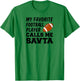 My Favorite Football Player Calls Me SAVTA Jewish Grandma T-Shirt - T-Shirt | Irish Green