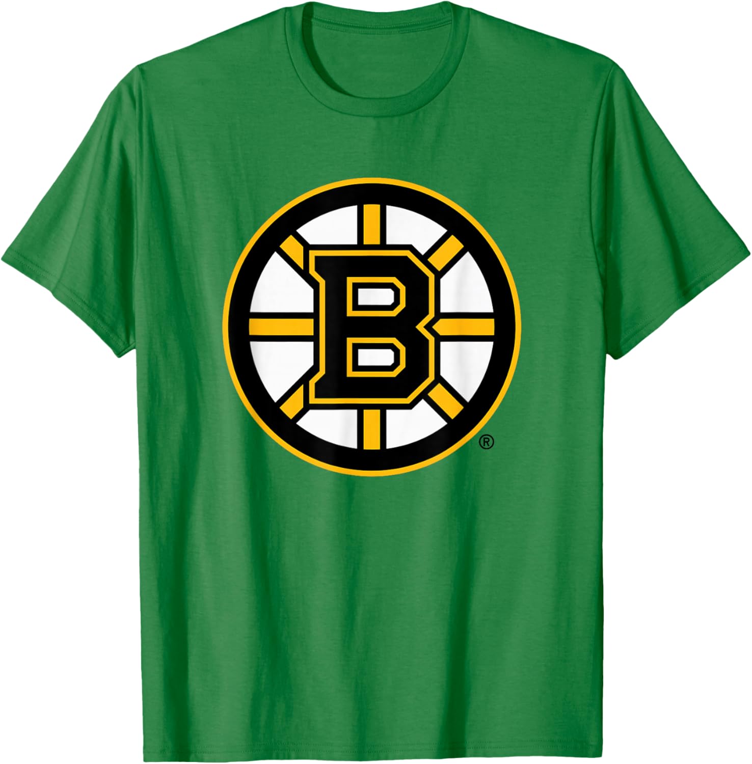 Boston Bruins Icon Gray Officially Licensed T-Shirt - T-Shirt | Irish Green