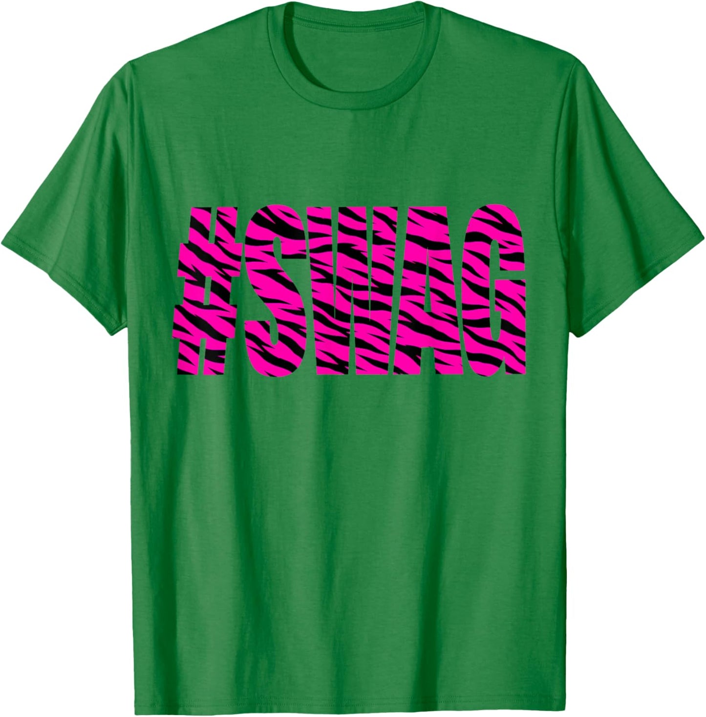 Hashtag Swag Pink T-Shirt - T-Shirt | Irish Green