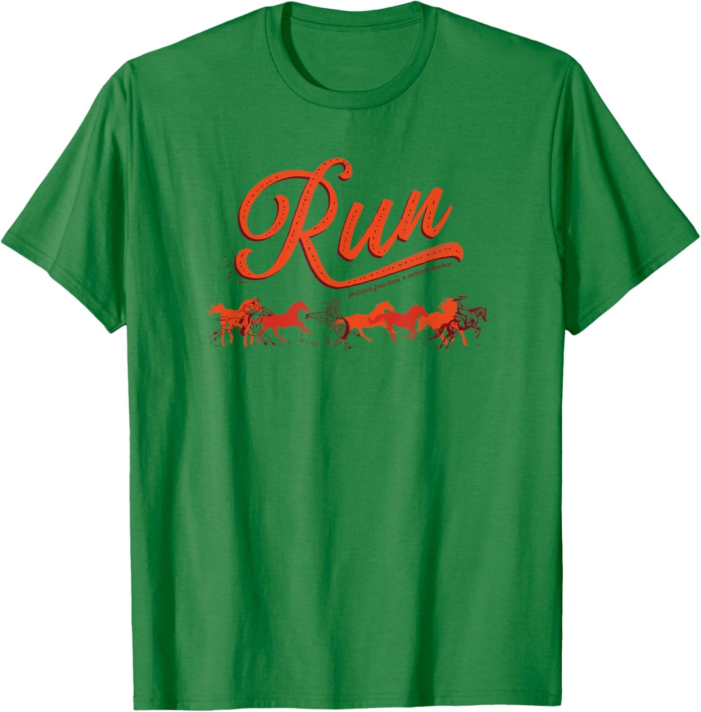 Miranda Lambert Run Postcards From Texas T-Shirt - T-Shirt | Irish Green