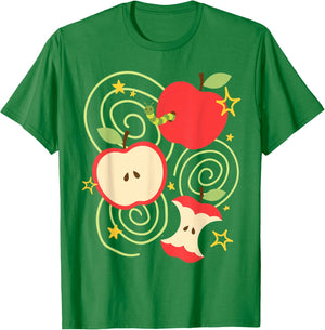 y2k Apple Kawaii Cute Vintage 90s Retro Summer Teen T-Shirt - T-Shirt | Irish Green