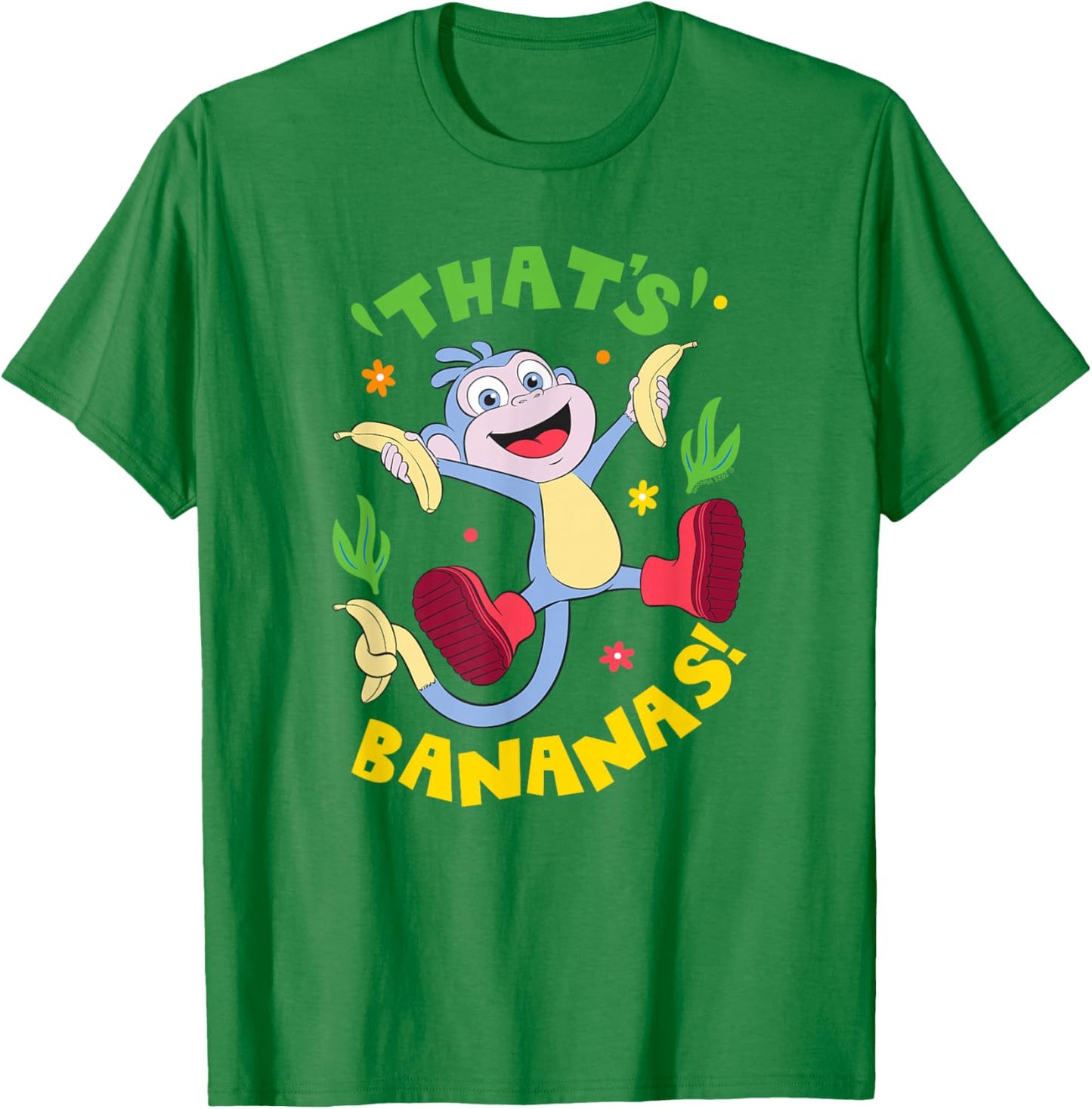 Dora (2024) Boots That's Bananas T-Shirt - T-Shirt | Irish Green