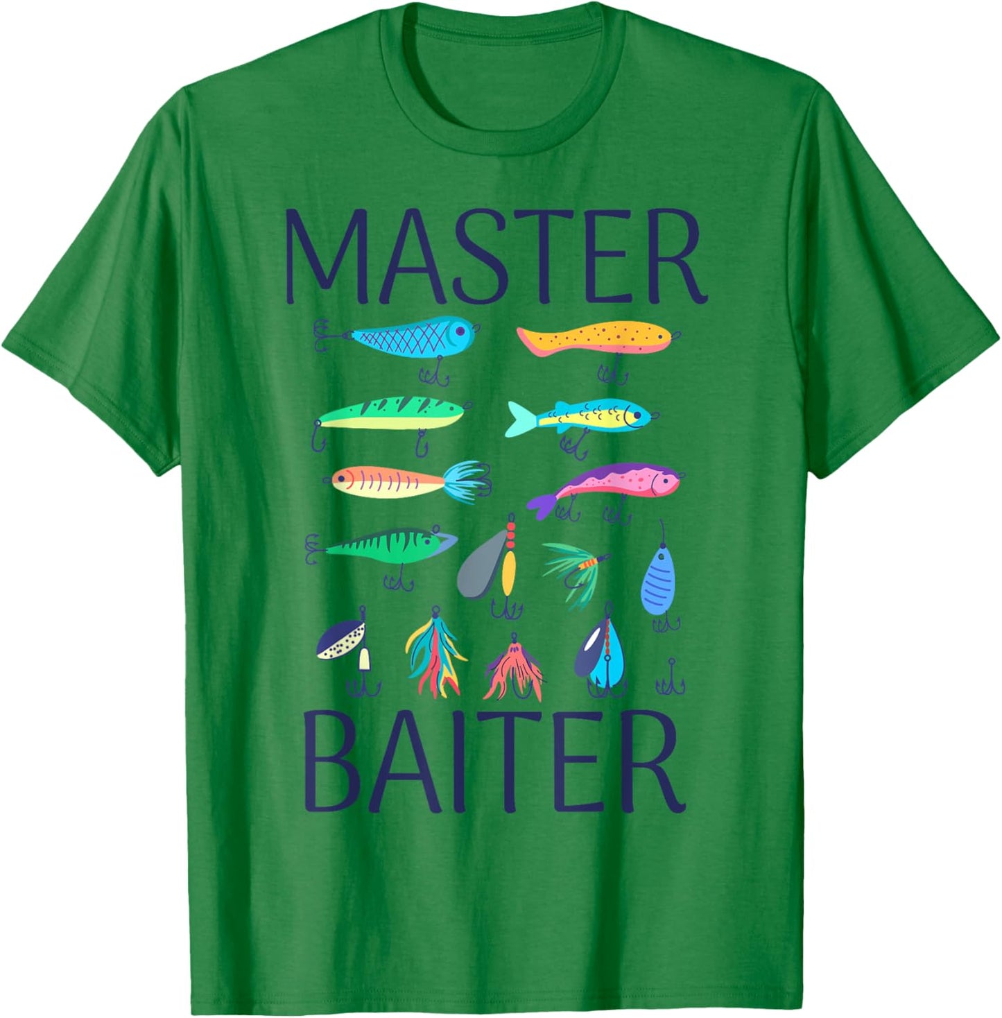 Fishing-Shirt Kids Toddler Boys Girls Master Baiter Funny T-Shirt - T-Shirt | Irish Green